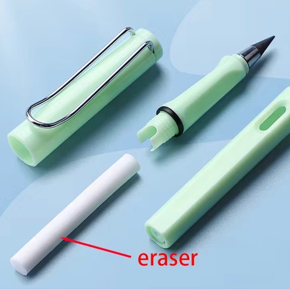 🍒🍒 (Bundle Only) Pastel Mint Green Infinity Pencil - Picture 5 of 8